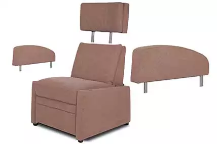 Abnehmbare Armlehnen / Kopfstütze